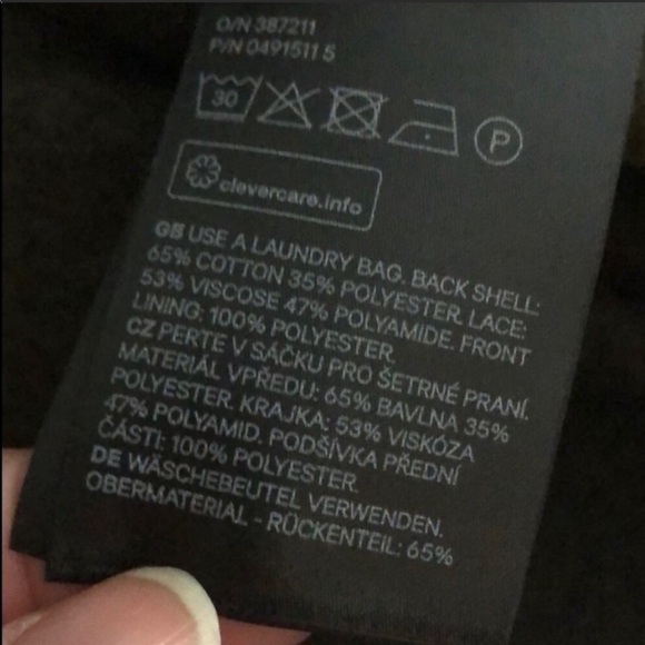 H&M olive green lace front top - Picture 8 of 8